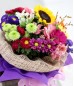 A Bouquet of Mixed Colorful Flowers